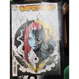 Marvel Inferno #1 Variant Cover Artist Edition Comic Book, Peach Momoko, VG/F